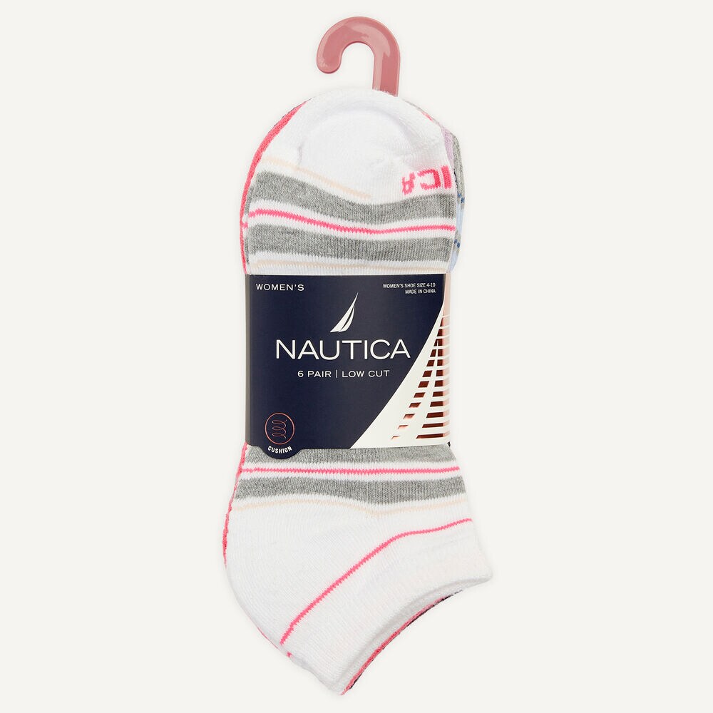 Striped Lowcut Socks, 6-pack,Multi,large