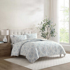 Elmwood Blue Twin Comforter-Sham Set,Navy Dusk,large