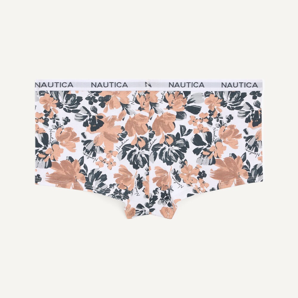 Stretch-Cotton Boyshort, 5-Pack,Grey Heather,large