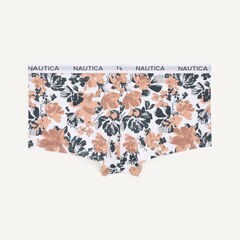 Stretch-Cotton Boyshort, 5-Pack,Grey Heather,large