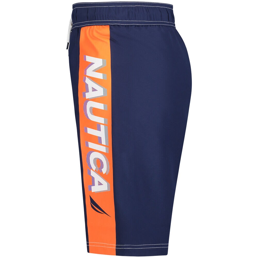 TODDLER BOYS' FLAG IN MOTION BOARD SHORT (2T-4T),J Navy,large