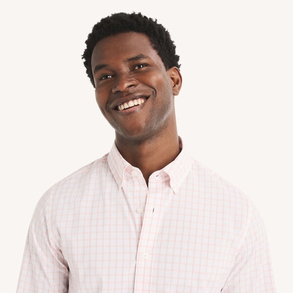 Slim Fit Wrinkle-Resistant Plaid Shirt