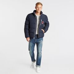 BIG & TALL PUFFER JACKET WITH TEMPASPHERE,Navy,large