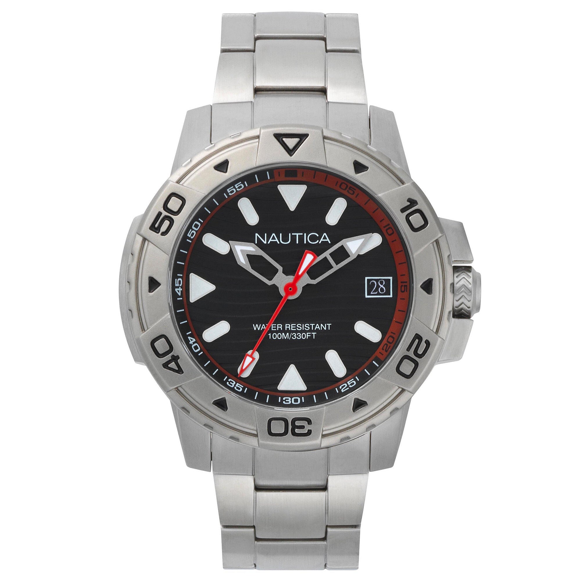 Edgewater Stainless Steel Watch Nautica