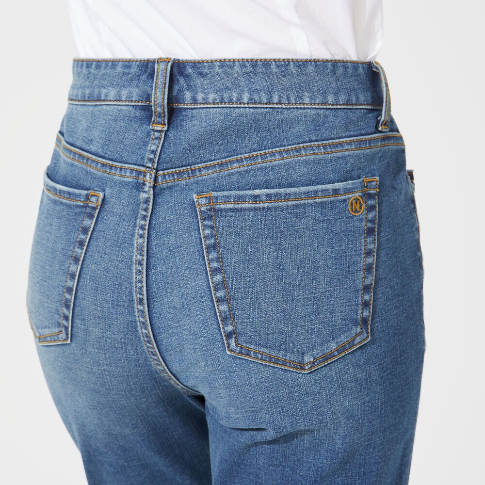 NAUTICA JEANS CO. MID RISE STRAIGHT LEG DENIM,Limoges,large