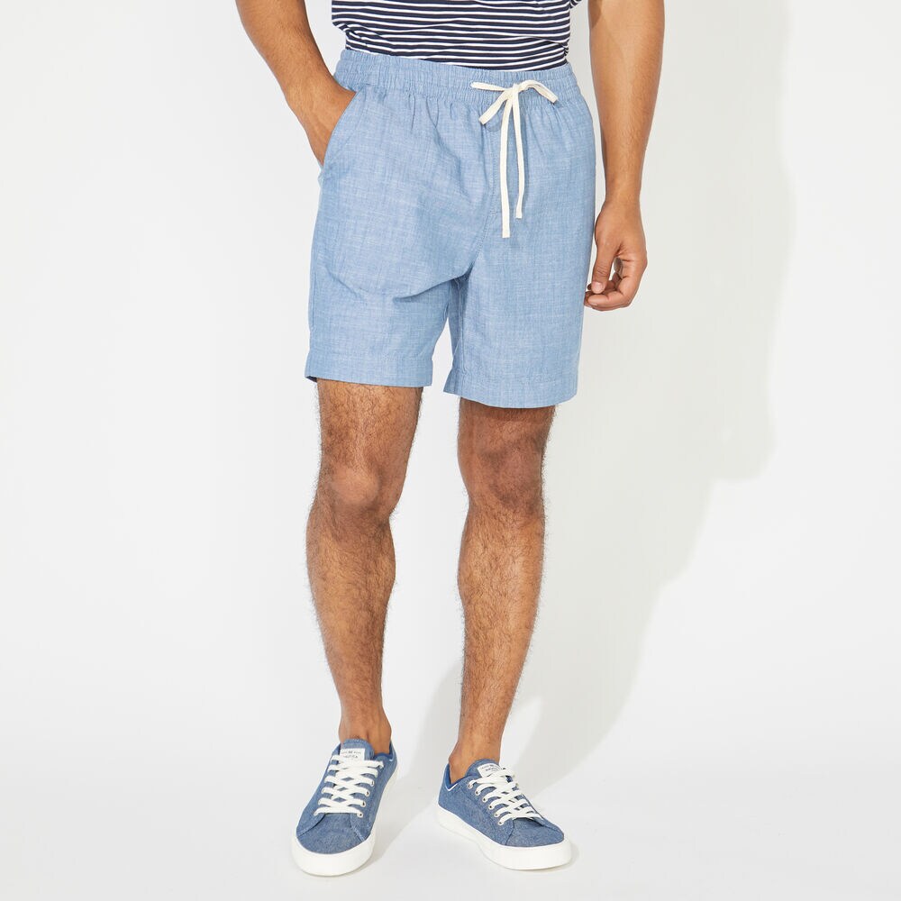 BIG & TALL KNIT SHORT,Blue Stern,large