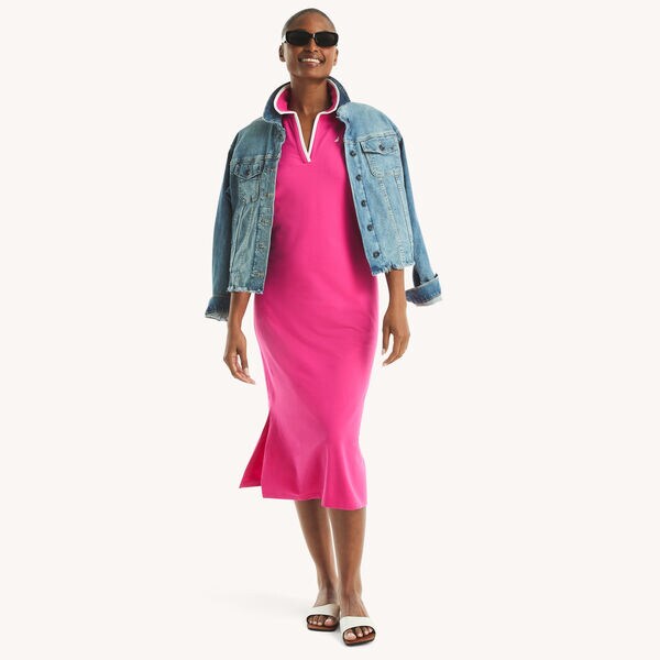 Johnny Collar Midi Dress