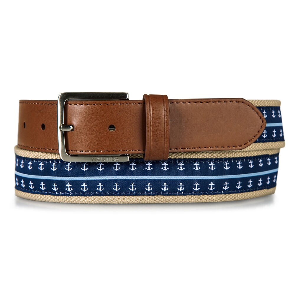 Anchor Icon Belt,Workshirt Blue,large