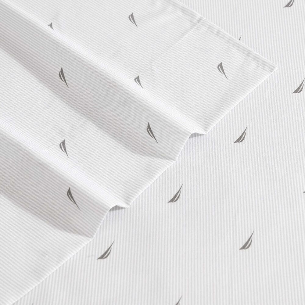 Boat Stripe Grey Full Sheet Set,Sienna-dust,large