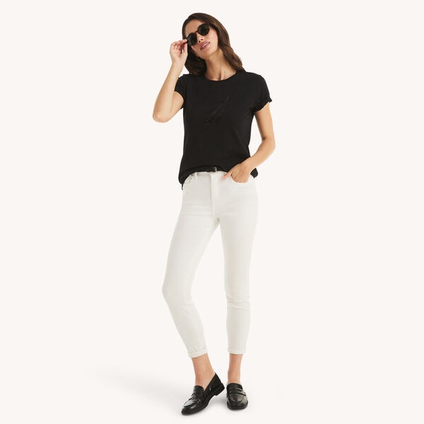 Sequin Logo Graphic T-Shirt
