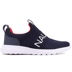BOYS' LOGO SLIP-ON SNEAKER,Ice Blue,large