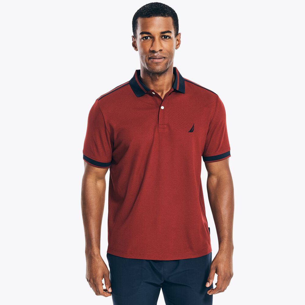 NAVTECH SUSTAINABLY CRAFTED CLASSIC FIT POLO,Flamingo,large