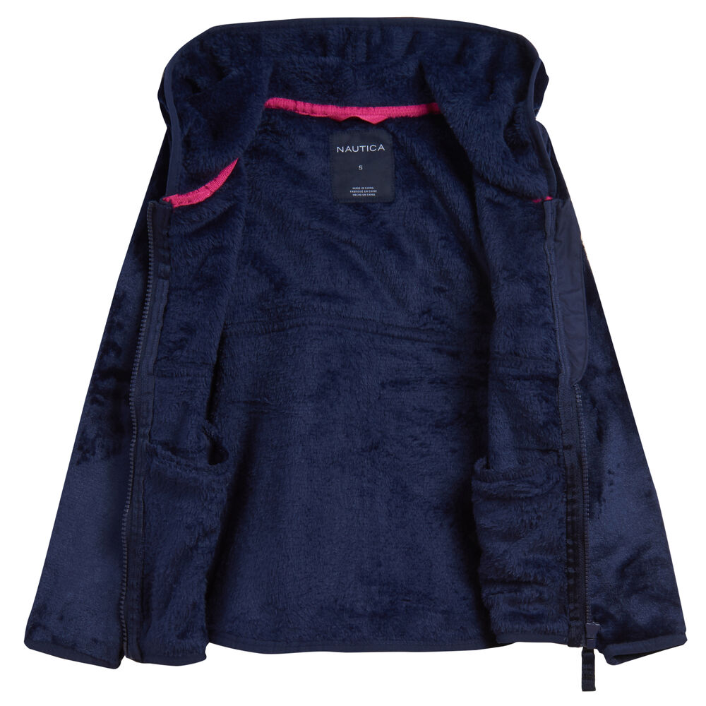 Girls' Nautex Full-Zip Hoodie (7-16),Navy,large