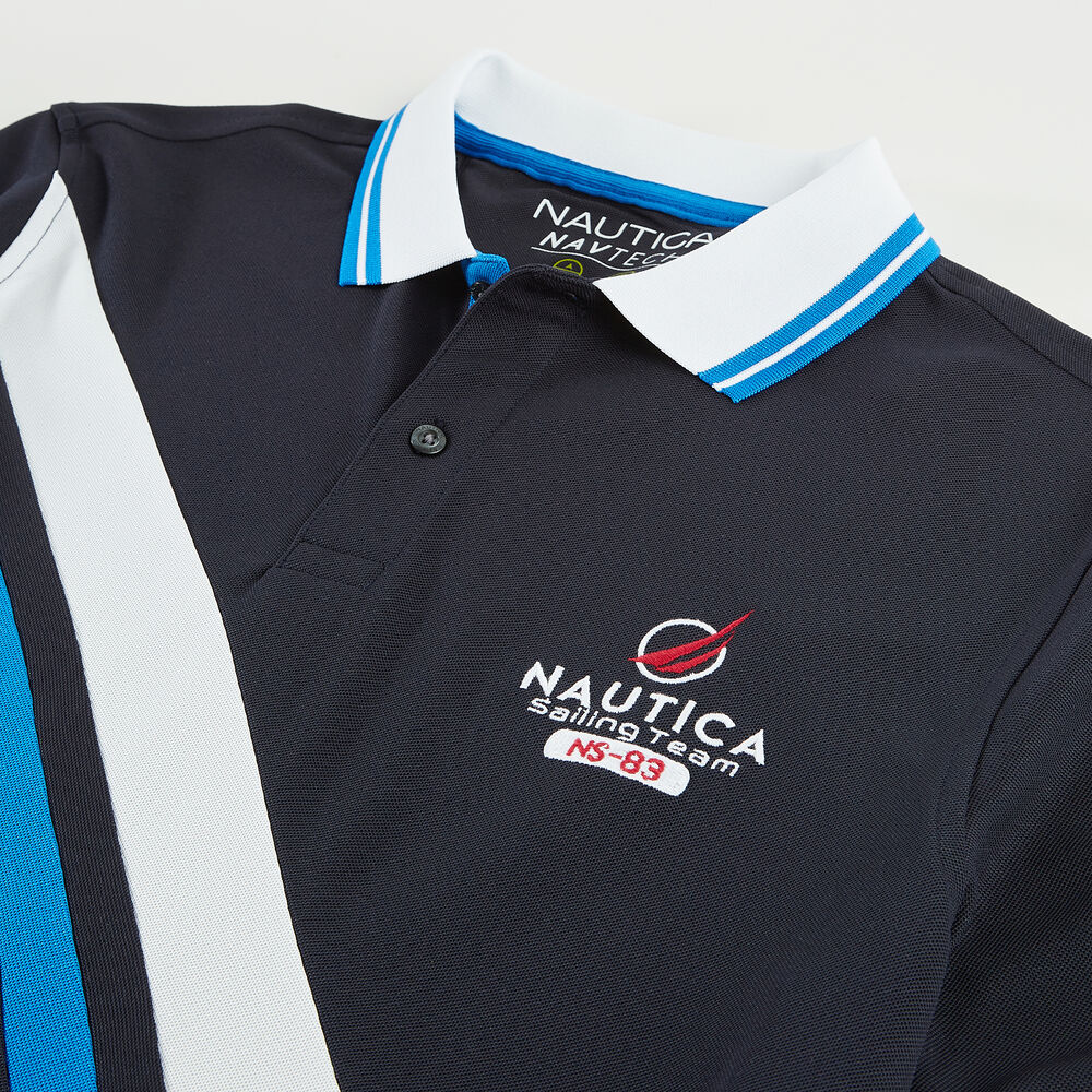 CLASSIC FIT PERFORMANCE NAVTECH SASH POLO,Navy,large