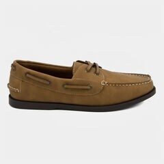 Nueltin Suede Boat Shoes,Brown Stone,large