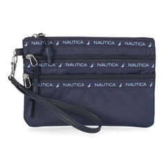 NYLON LOGO WRISTLET,Workshirt Blue,large
