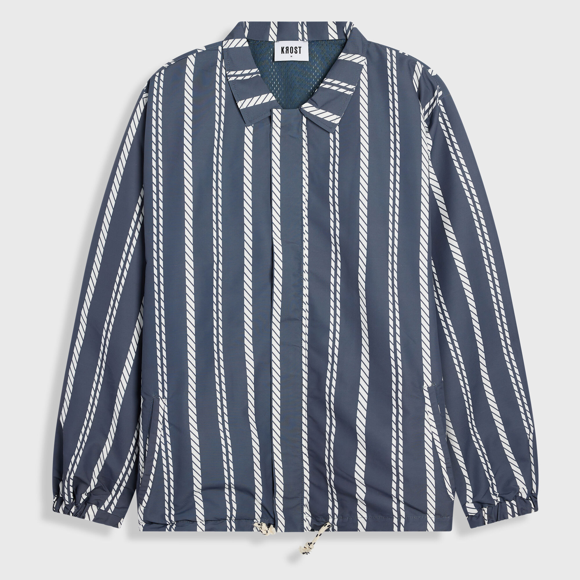 KROST x Nautica Rope Print Windbreaker,Navy,large