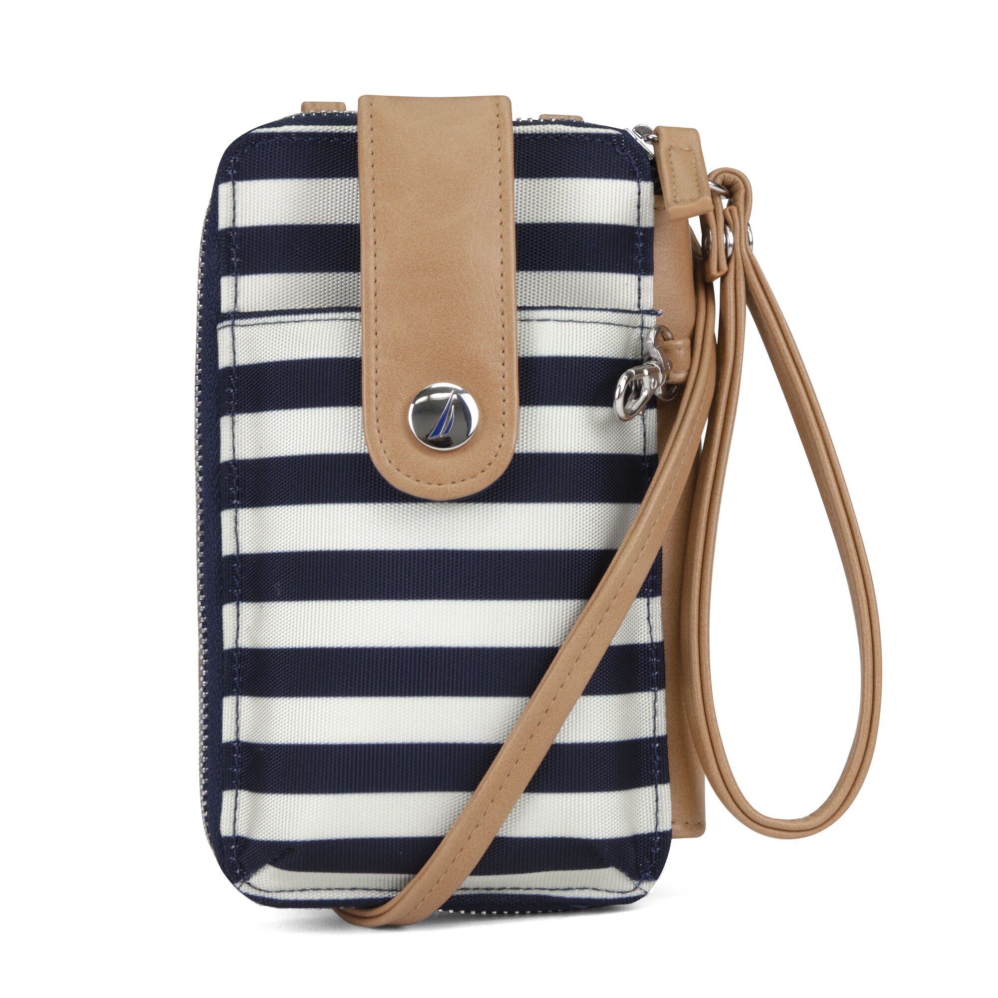 Shore Thing North South Wallet-On-A-String Convertible Wristlet,Navy,large