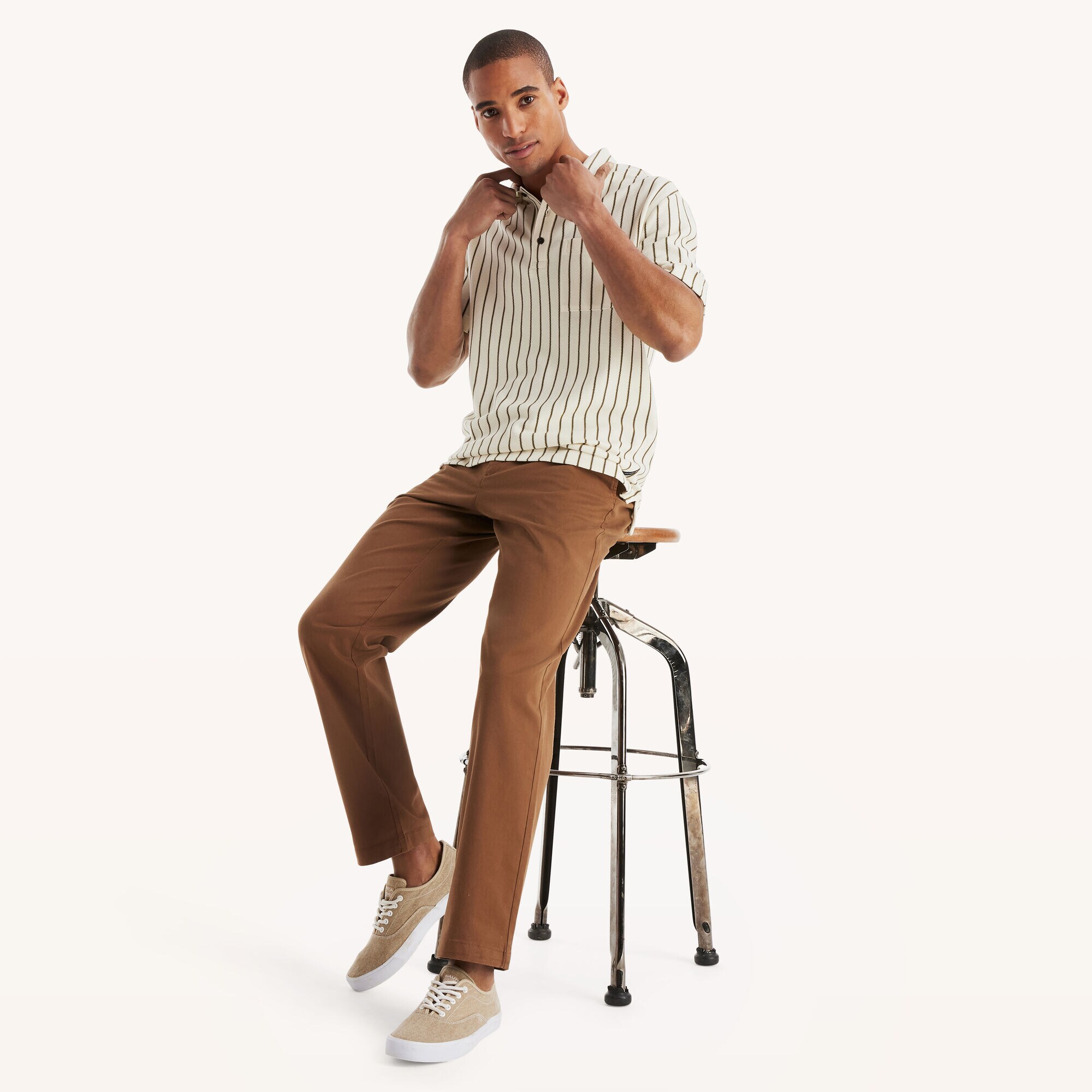 Classic Fit Deck Pant,Paddle Brown,large