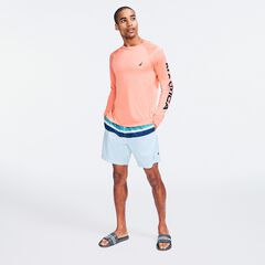 LOGO GRAPHIC SWIM SHIRT,Coral Resort,large