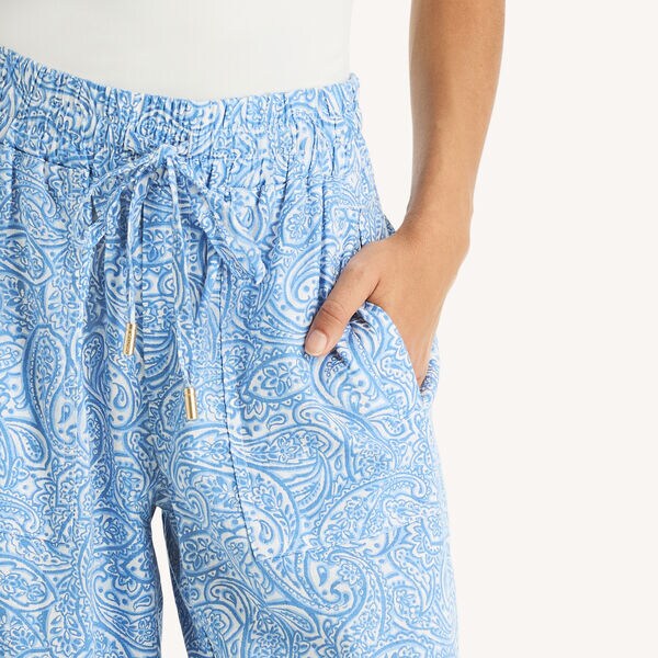 Printed Linen Pant