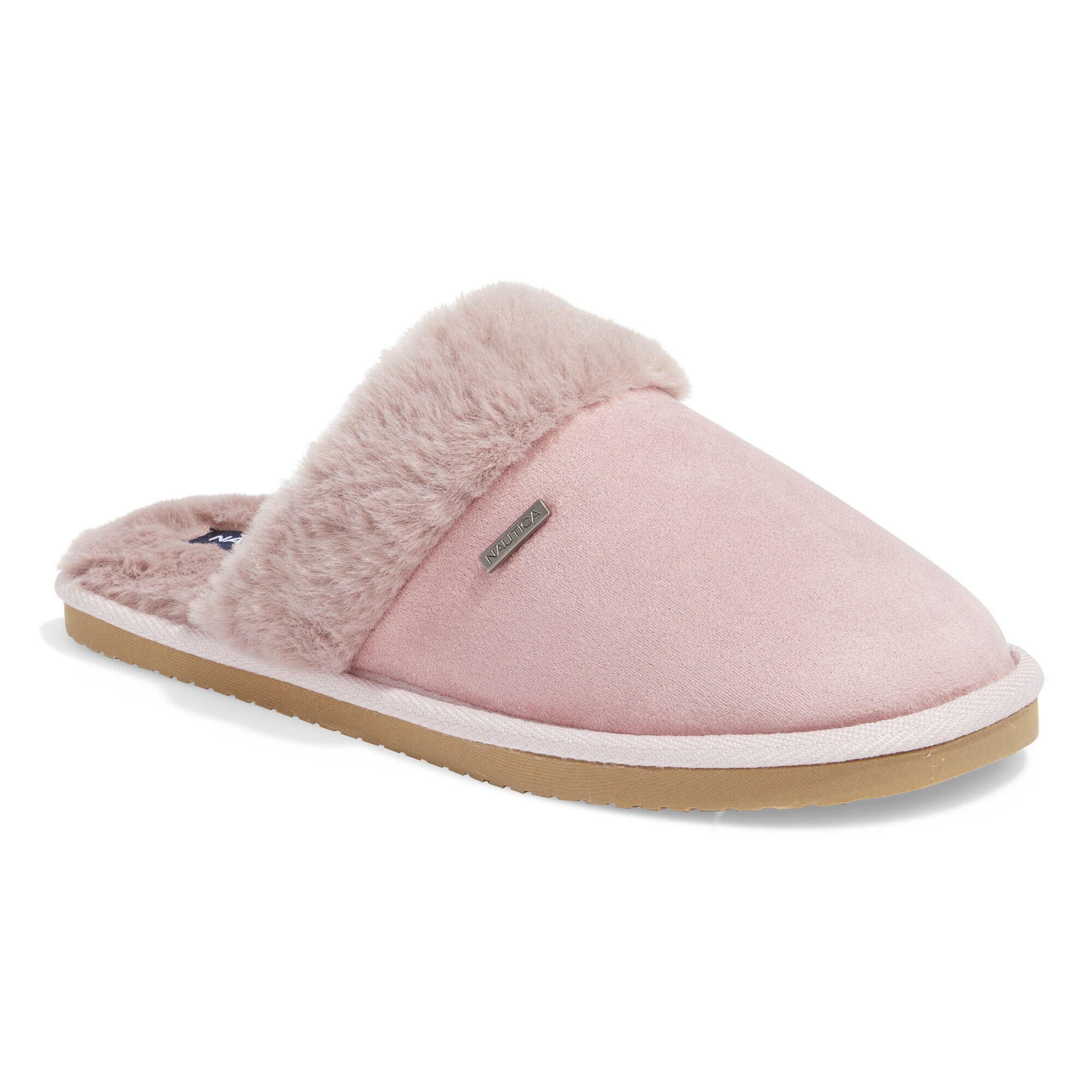 SOMERSBY SUEDE SLIPPERS IN MAUVE,Majestic Purple,large