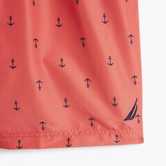 BIG & TALL ANCHOR PRINT QUICK-DRY SWIM,Glory Red,large