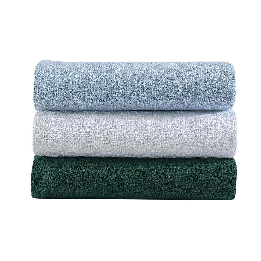 Ripple Cove Green Full/Queen Blanket,Dark Hunter,large