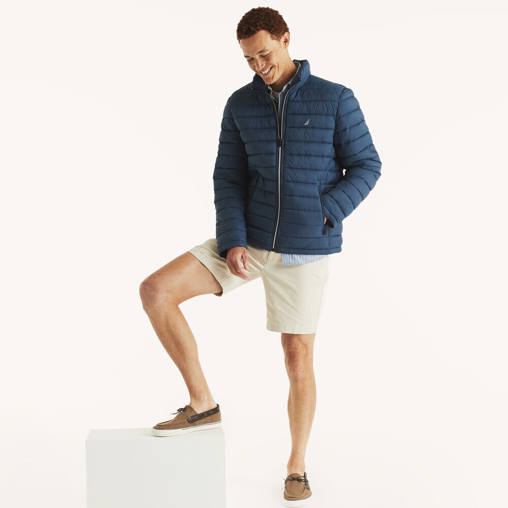 Quilted Jacket,Lapis Blue,large