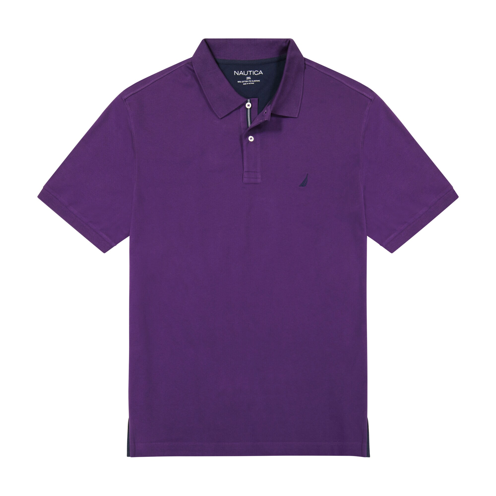 BIG & TALL STRETCH MESH POLO,Blackberry,large