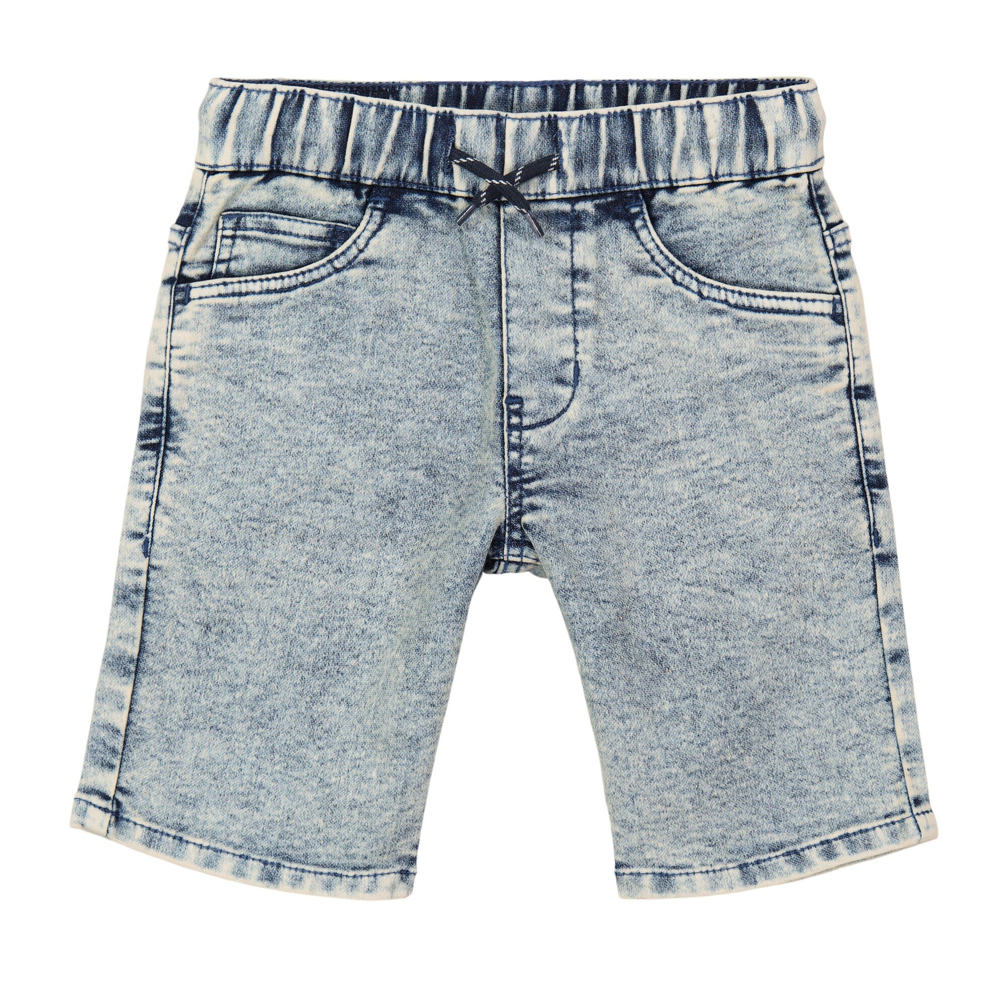 BOYS' DENIM PULL-ON SHORT (8-20),Stormy Blue Wash,large