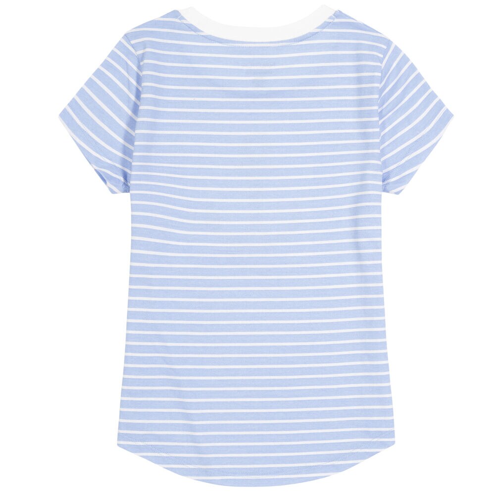 TODDLER GIRLS' STRIPED ANCHOR T-SHIRT (2T-4T),Aquadream,large