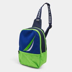 COLORBLOCK BRAND ICON GRAPHIC SLING BAG,Snow Heather,large