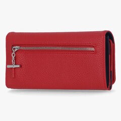 PEBBLED LOGO MONEY MANAGER WALLET WITH BOX,Nautica Red,large