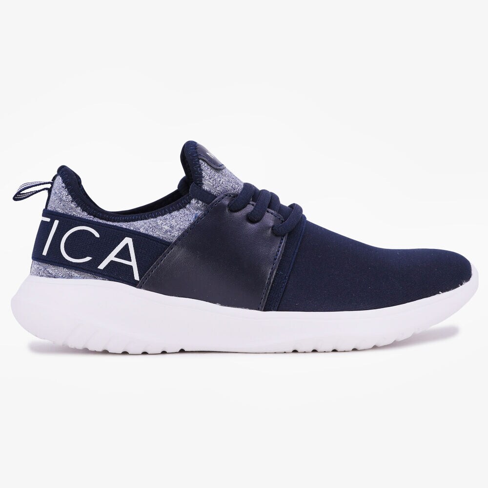 KAPPIL PERFORATED SNEAKERS,Navy,large