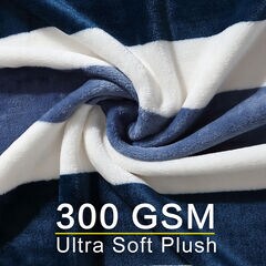 STRIPED FULL/QUEEN REVERSIBLE THROW BLANKET,Bali Bliss,large