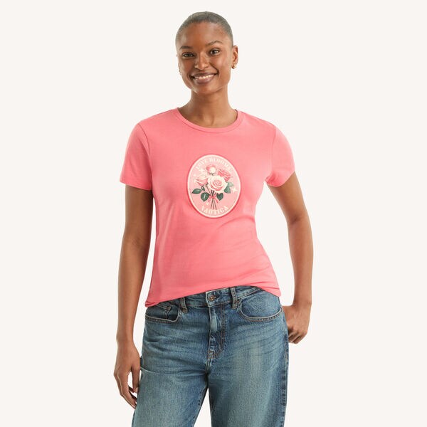 Rhinestone Love Blooms Graphic T-Shirt