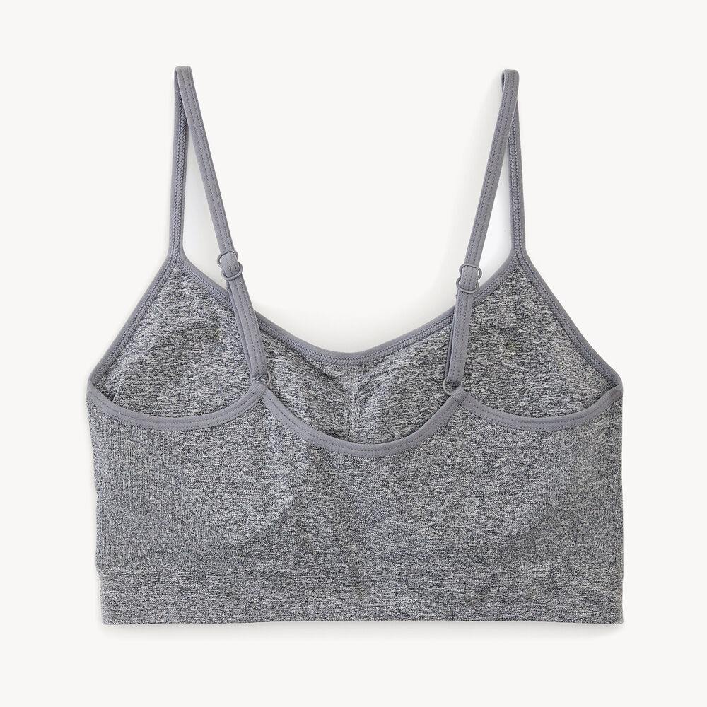 Seamless Bralette, 3-Pack,Antique White Wash,large