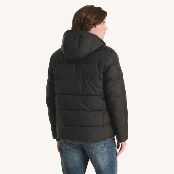 Fleece-Lined Quilted Puffer Jacket