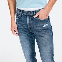 NAUTICA X URBAN NECESSITIES STRAIGHT FIT DENIM,Marine Blue,large