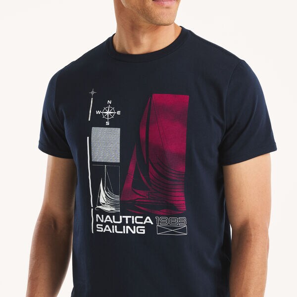 Modern Sailing Graphic T-Shirt