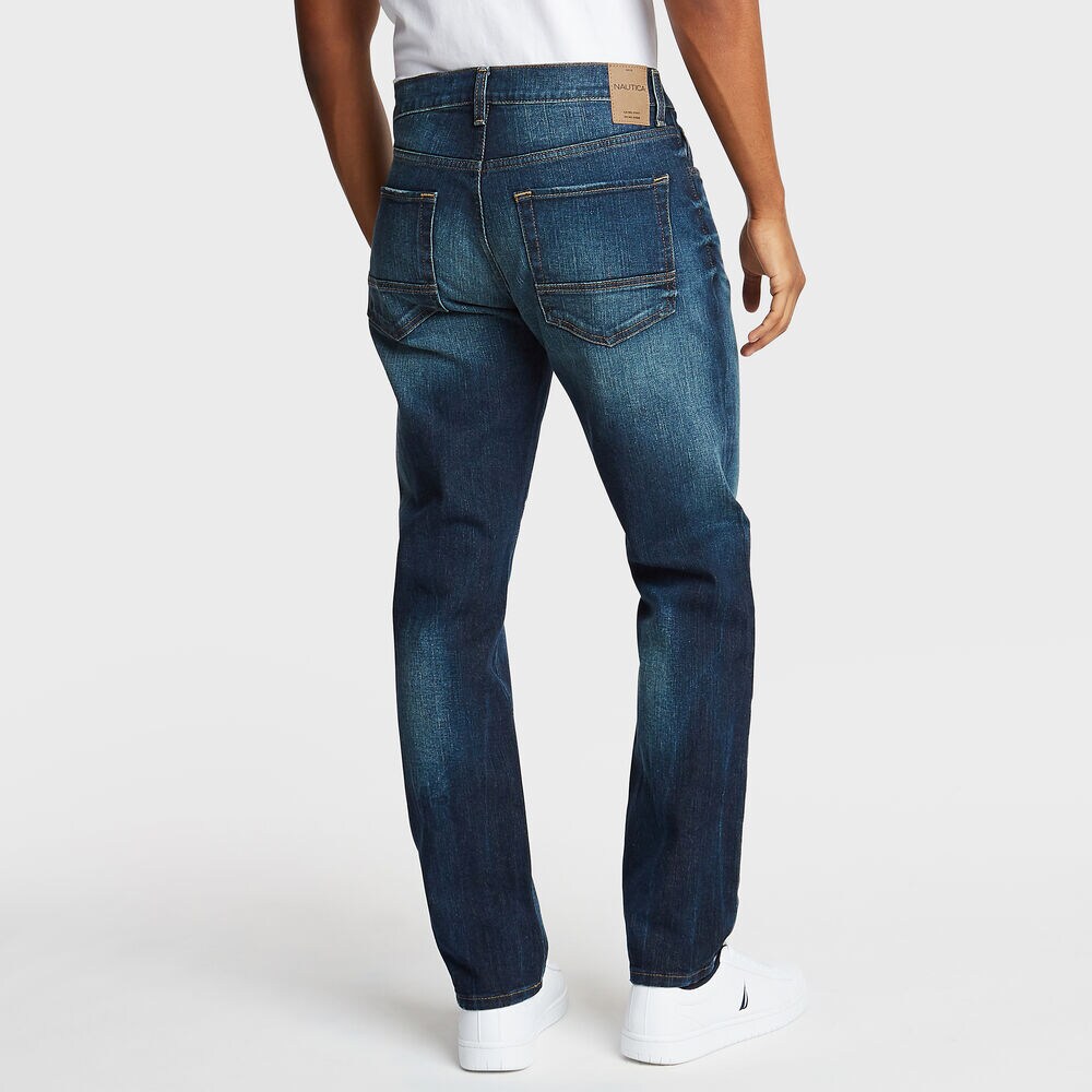 Athletic Fit Jeans,Rolling River Wash,large