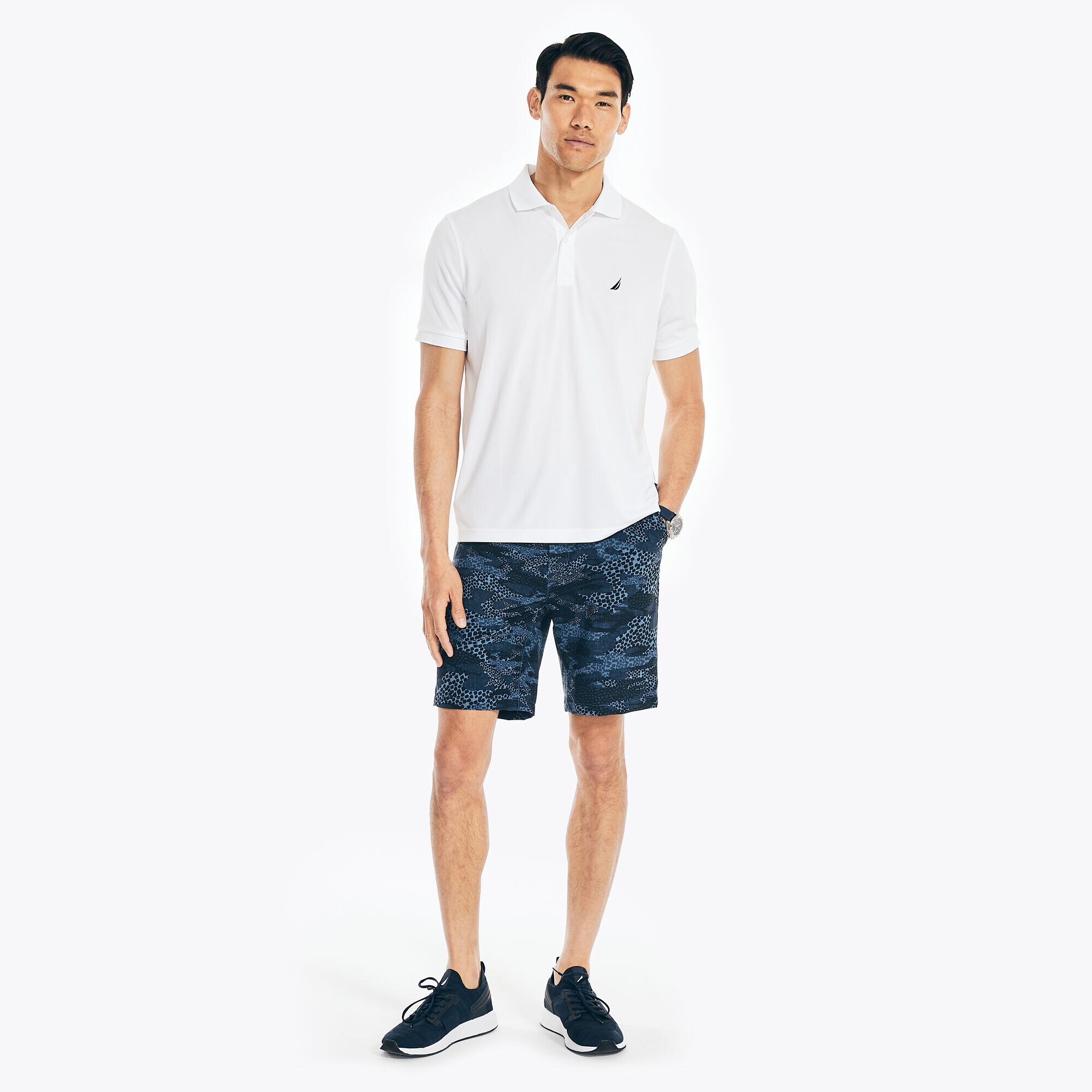 NAVTECH 8.5" PRINTED SHORT,Pure Adriatic Sea Wash,large