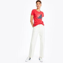 Heritage Foil Logo Graphic T-Shirt,Tomales Red,large