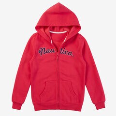  Girls' Anchor Hoodie (8-16),Fancytail Fuschia,large