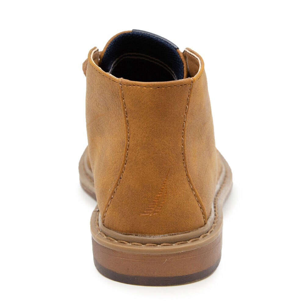 BOY'S NUBUCK CHUKKA BOOT,Dark Brown Heather,large