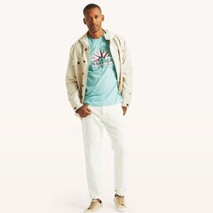 Nautica Heritage Graphic T-Shirt,Deep Dive Wash,large