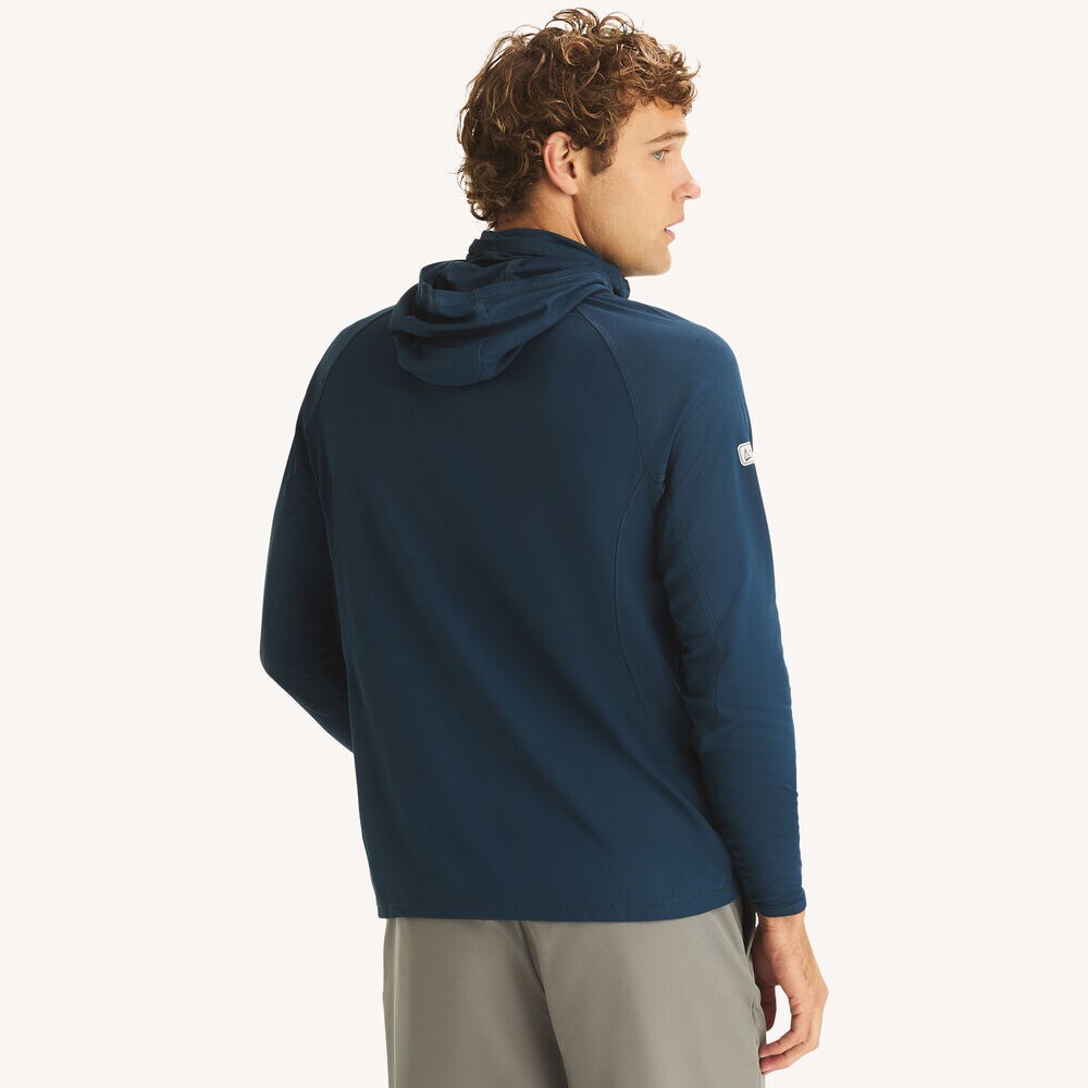 Nautica OTF Performance UPF 50+ Hoodie,Ice Blue,large