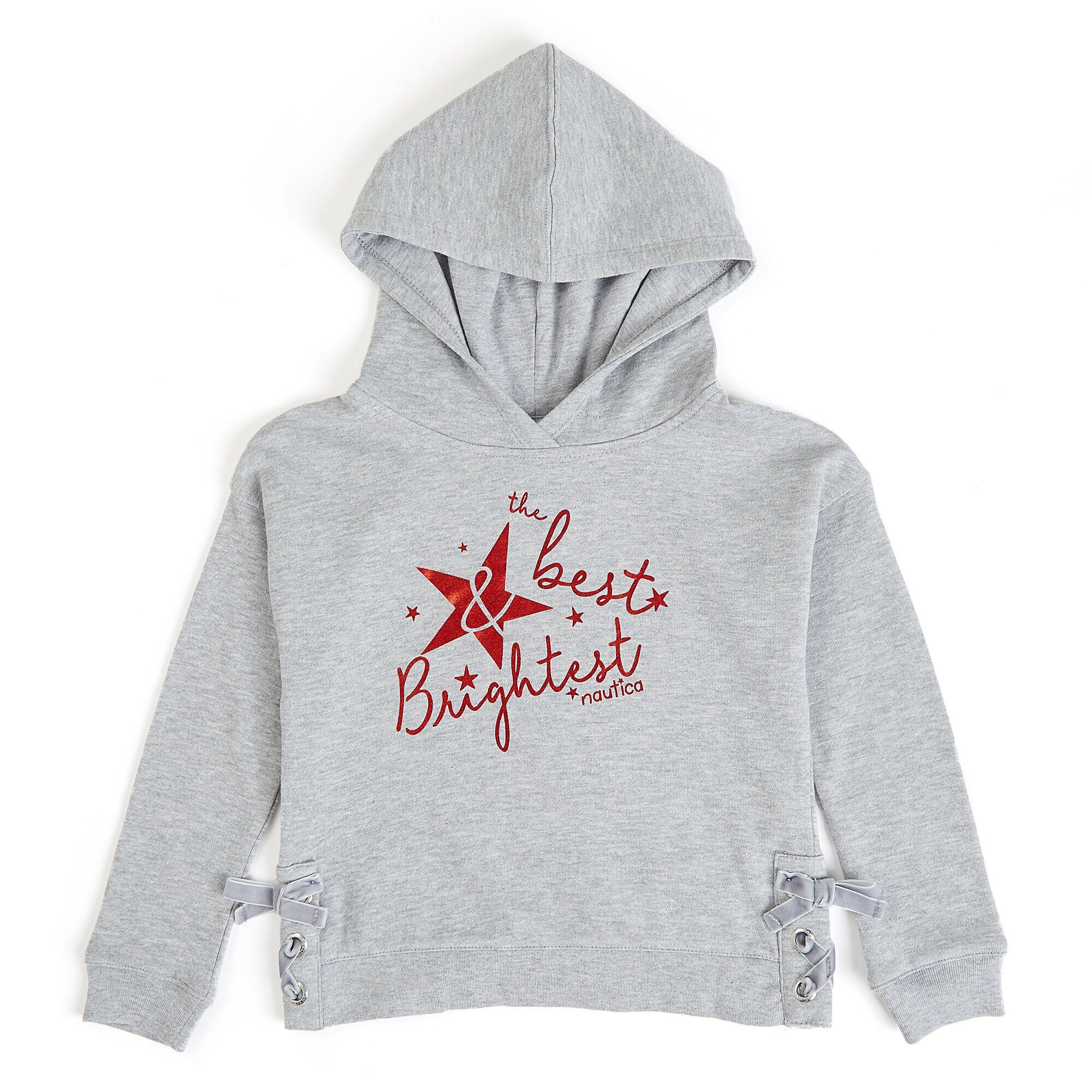 Toddler Girls' Best And Brightest Hoodie (2T-4T),Grey Heather,large
