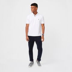 Classic Fit Performance Deck Polo,Bright White,large
